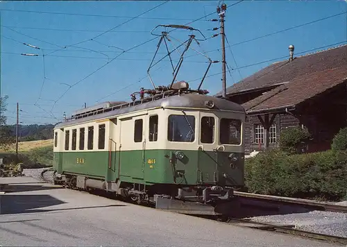 Le "retardataire" ABDe 4/4 5 (SWS/SAAS 1949) Verkehr/KFZ - Eisenbahn Zug 1977