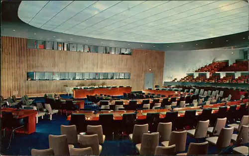 New York City United Nations Headquarter General Assembly Committee Room 1958