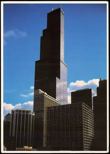 Postcard Chicago SEARS TOWER Wolkenkratzer Skyscraper 2008