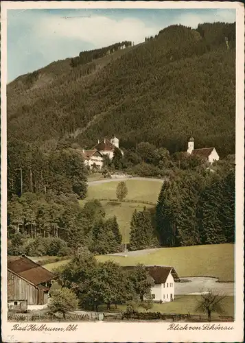 Ansichtskarte Bad Heilbrunn Panorama-Ansicht Blick von Schönau 1942