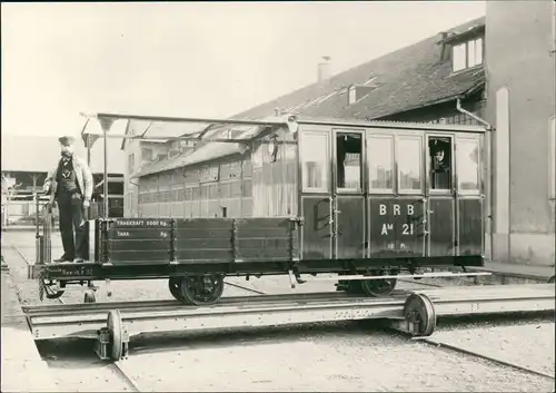 Verkehr/KFZ - Eisenbahn/Zug/Lokomotive BRB Winterwagen AM 21 1970