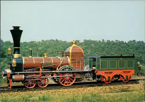 Ansichtskarte  Eisenbahn Zug Lokomotive Dampflok Railway Train 1986