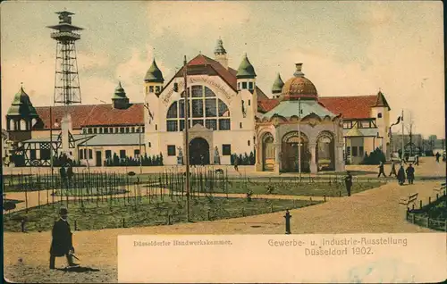 Düsseldorf Ausstellung Messe Handwerkskammer Gewerbe- Industrie-Ausstellung 1902