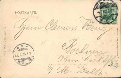 Düsseldorf Gewerbe-Industrie-Ausstellung Düsseldorfer Handwerkskammer 1902