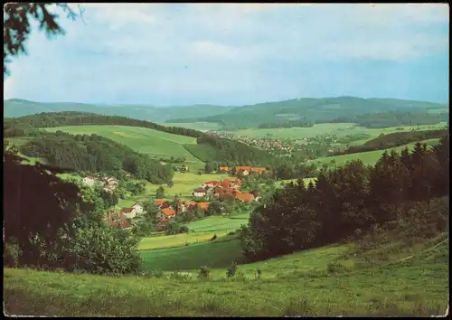 Gadern Wald-Michelbach Gruß aus Gadern Odenwald mit Blick Wald-Michelbach 1970