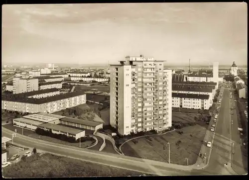 Schweinfurt Stadtteilansicht Siedlung Bergl aus der Vogelschau-P. 1971