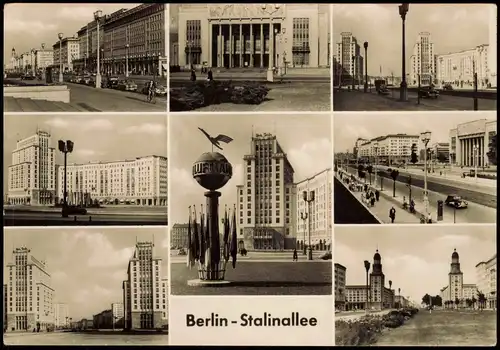 Berlin Karl-Marx-Allee / Stalinallee / Große Frankfurter Straße 1960