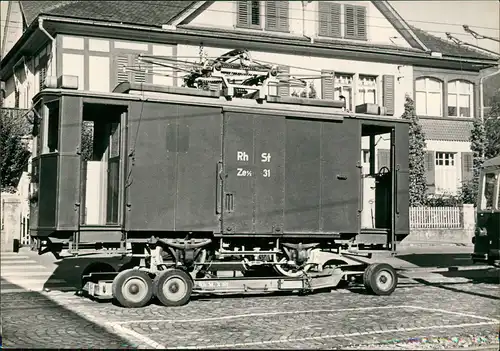 Strassenroll- schemel X 101 Blonay-Chamby Bahn Eisenbahn Zug Lokomotive 1970