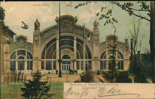 Düsseldorf Maschinenhalle Gewerbe- u. Industrie-Ausstellung 1902