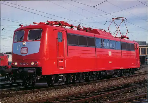 Eisenbahn Lokomotive:  Güterzuglokomotive im Werkhof AW München-Freimann 1990