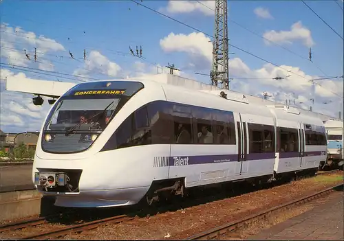 Versuchs-Dieseltriebwagen 188 707 Talent im Hbf. Hamm Westfalen 1996