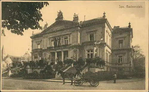 Spa (Provinz Lüttich) Spa (kêr) (Spå / Spâ) Badeanstalt. 1918