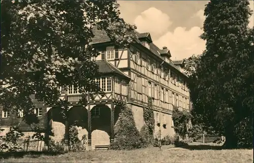 Ansichtskarte Stadtlengsfeld DDR AK Genesungsheim der SV 1963