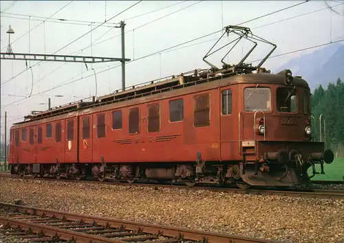 Verkehr & Eisenbahn und Schienenverkehr BLS Lötschbergbahn 1980