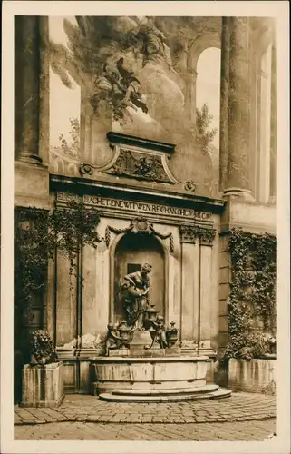 Wien Brunnen im Herzogl. Savoy'schen Damenstift (Johannesgasse) 1920
