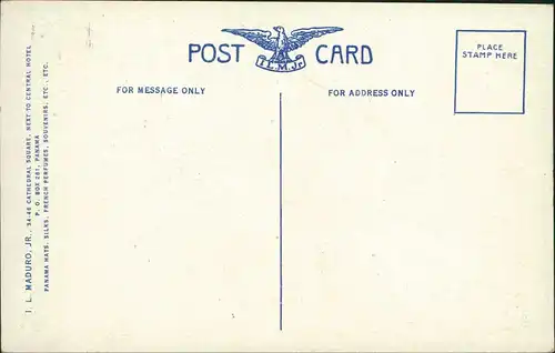 Postcard Panama-Stadt Panamá Ruinas de la Torre 1932