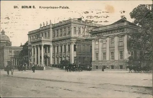 Ansichtskarte Mitte-Berlin Kronprinzenpalais (Unter den Linden) 1919