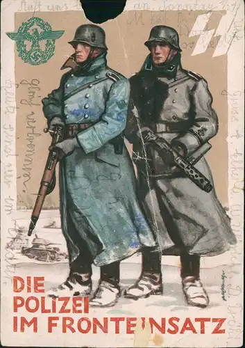 Militär/Propaganda - 2.WK (Zweiter Weltkrieg) TAG der Deutschen Polizei SS 1942