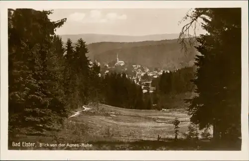 Ansichtskarte Bad Elster Blick von der Agnes-Ruhe. 1930