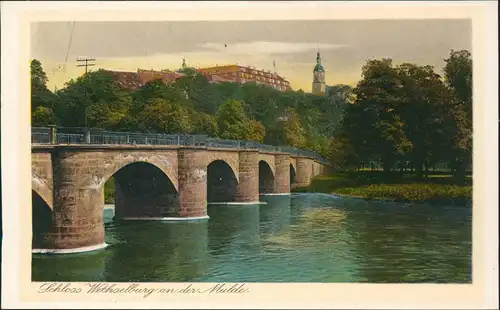 Ansichtskarte Wechselburg Schloss Wechselburg an der Mulde. 1927