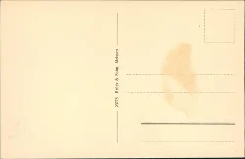 Berggießhübel-Bad Gottleuba-Berggießhübel Straßenpartie, Postssäule 1925