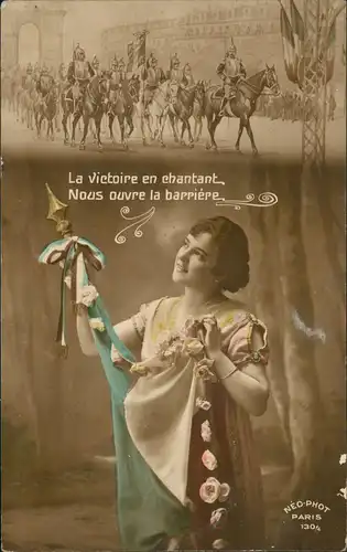 .Frankreich La Victoire en chantant, Nous ouvre la barrière Patriotika France 1914