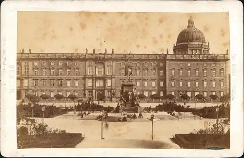 Ansichtskarte Mitte-Berlin Berliner Stadtschloss CDV 1882 Kabinettfoto