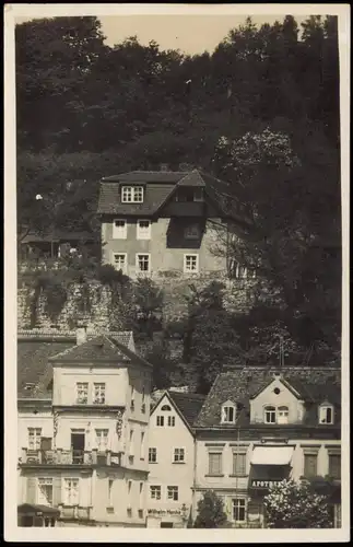 Ansichtskarte Loschwitz-Dresden Geschäft Wilhelm Henke, Apotheke 1930