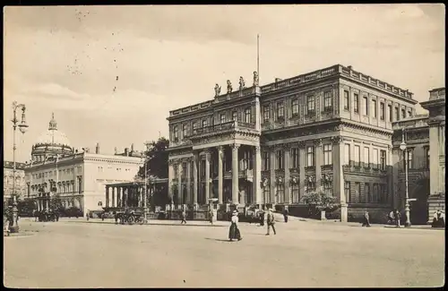 Ansichtskarte Mitte-Berlin Kronprinzenpalais  1915   1. Weltkrieg Feldpost