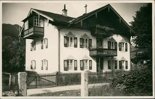 Ansichtskarte Unterwössen Stadtvilla - Fotokarte 1934