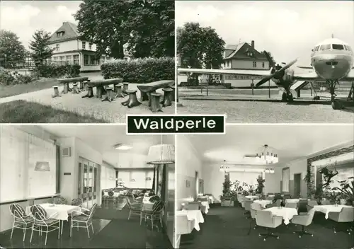 Langenbernsdorf Konsum-Gaststätte Waldperle, DDR Mehrbildkarte 1973