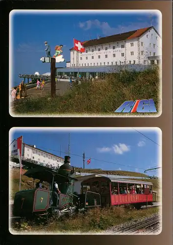 Ansichtskarte  Eisenbahn & Züge: Rigibahn in der Schweiz 1990