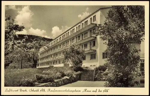 Bad Urach Schwäbische Alb, Kaufmannserholungsheim Haus auf der Alb 1962