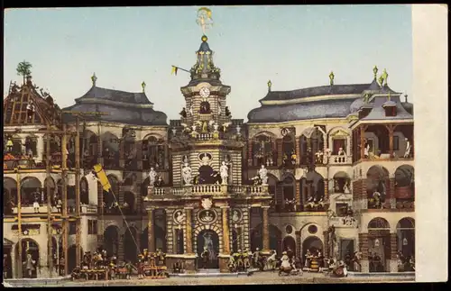 Ansichtskarte Morzg-Salzburg Mech. Theater. Lustschloss Hellbrunn 1912