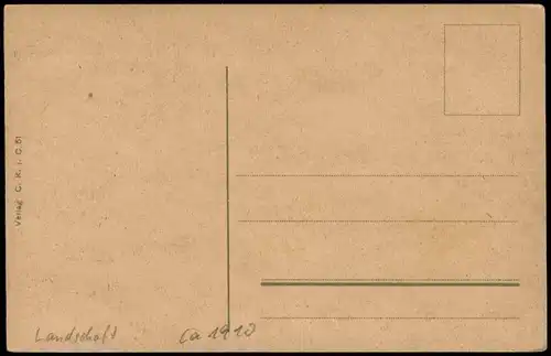 Ansichtskarte Neu Zauche Nowa Niwa Forsthaus Kannomühle Spreewald Birken 1912