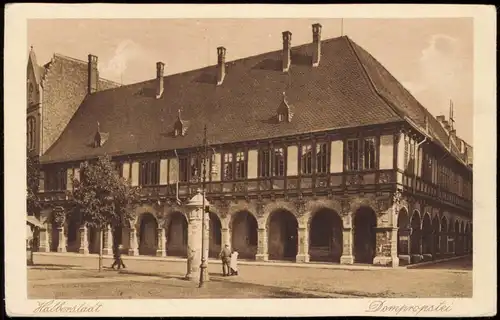 Ansichtskarte Halberstadt Dompropstei 1929