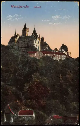 Ansichtskarte Wernigerode Schloss 1926
