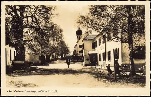 Ansichtskarte Hohenpeißenberg Stadtpartie 1932