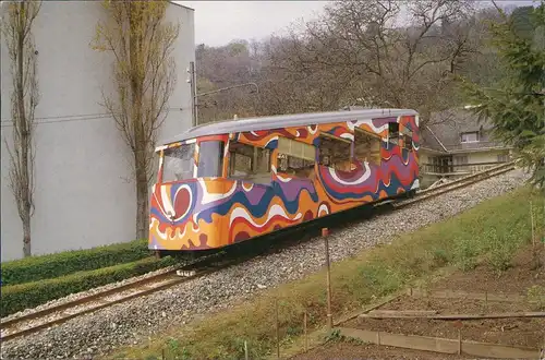 Verkehr & Eisenbahn (Railway) Neuchâtel Funiculaire La Coudre-Chaumont 1990