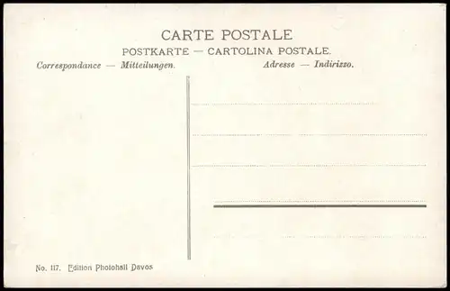 Ansichtskarte Samaden Samedan Rosegg - Glétscher und Restaurant. 1912
