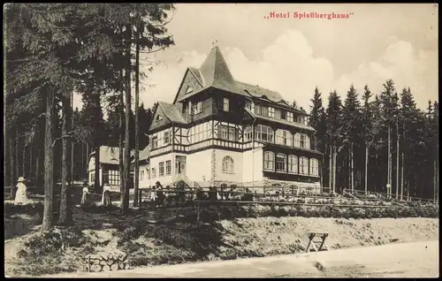 Ansichtskarte Friedrichroda Spiessberg-Hotel 1911