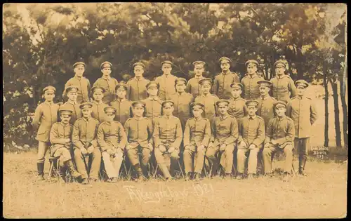 Ansichtskarte Altengrabow Truppenübungsplatz Gruppenbild 1921