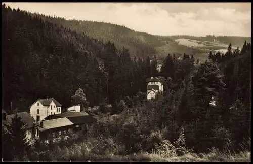 Ansichtskarte Friedrichroda Blick ins Kühle Tal 1960