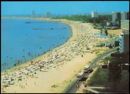Slantschew Brjag Sonnenstrand Слънчев бряг Strand 1976