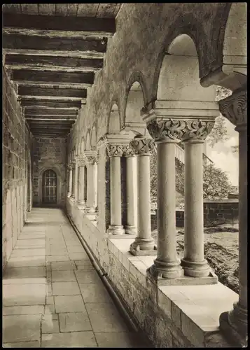 Ansichtskarte Eisenach Erdgeschoßarkade des Palas um 1200 Wartburg 1967