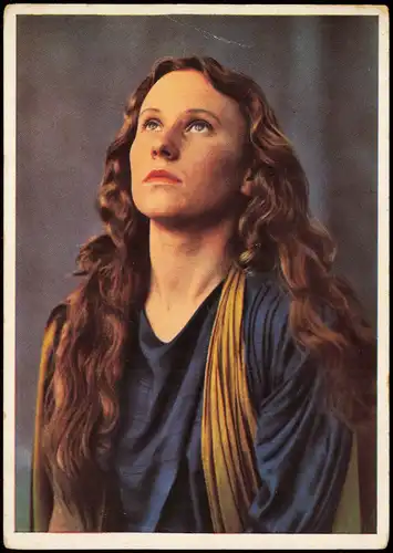 Oberammergau Passionsspiele MAGDALENA Darstellerin: Gropper Gabriele 1950