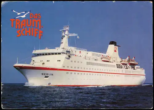Ansichtskarte  Schiffe Dampfer Steamer DAS TRAUMSCHIFF MS Berlin 1973