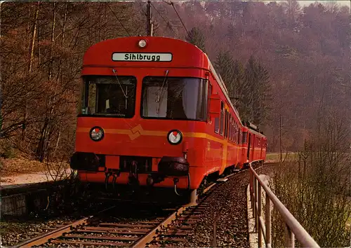 SZU Sihltal-Zürich-Uetliberg-Bahn Pendelkomposition der Sihltalstrecke 1979