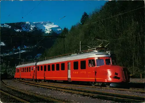 Verkehr & Eisenbahn (Railway) SBB Roter Pfeil "Churchill" Doppeltriebwagen 1980