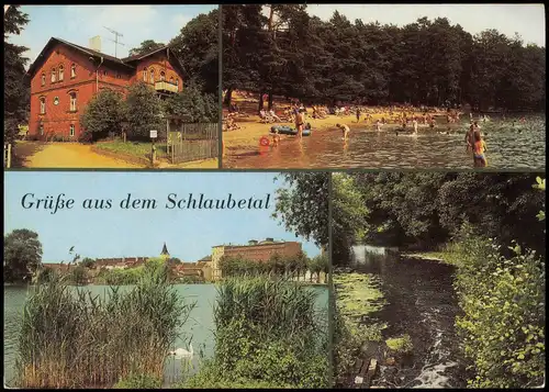 Fürstenberg Eisenhüttenstadt Bremsdorfer Mühle, Schernsdorf - Badestelle   1987
